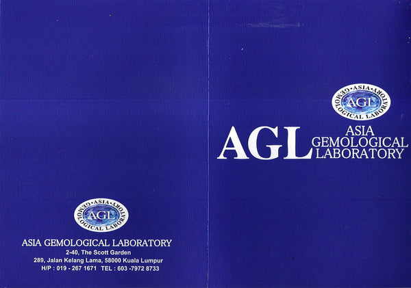 Clearance Asia Gemological Laboratory AGL Certified Round Loose