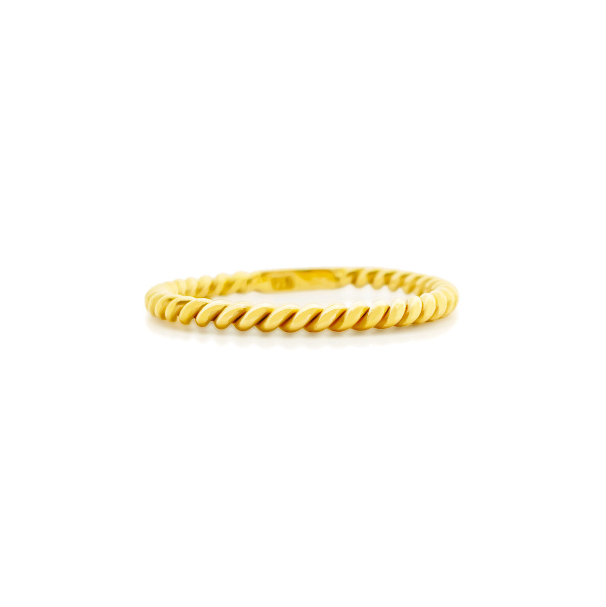 22K/ 916 Yellow Gold Rope Ring