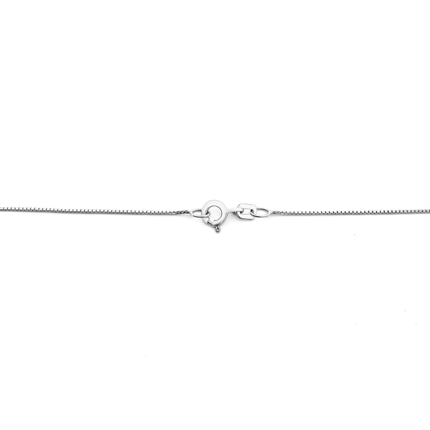 18K (750) White Gold Ladies/ Women Double C Charm Anklet
