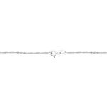 18K (750) White Gold Ladies/ Women/ Kids Singapore Necklace