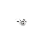 18K/ 750 White Gold Everyday Wear Solitaire Diamond Pendant