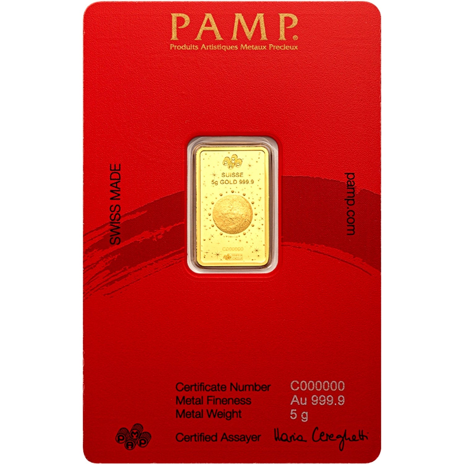 PAMP Suisse 24K/999.9 Gold 2026 Lunar Horse Gold Bar