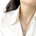 18K/ 750 Gold Kunzite Diamond Pendant