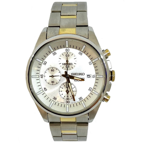 [Clearance] Seiko Quartz Chronograph Stainless Steel SNDC83P1 Watch