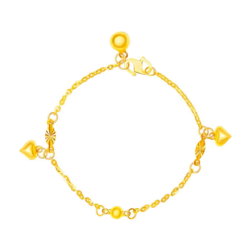 Gold Balls and Charm Bracelets V0317